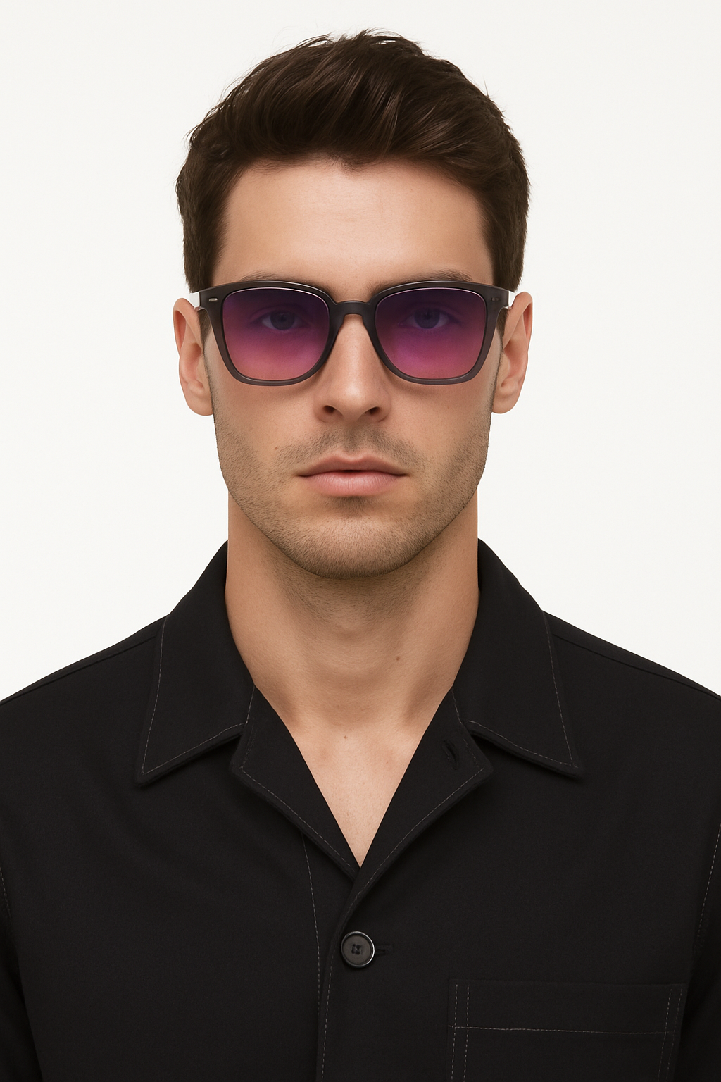 mannequin homme lunettes roses